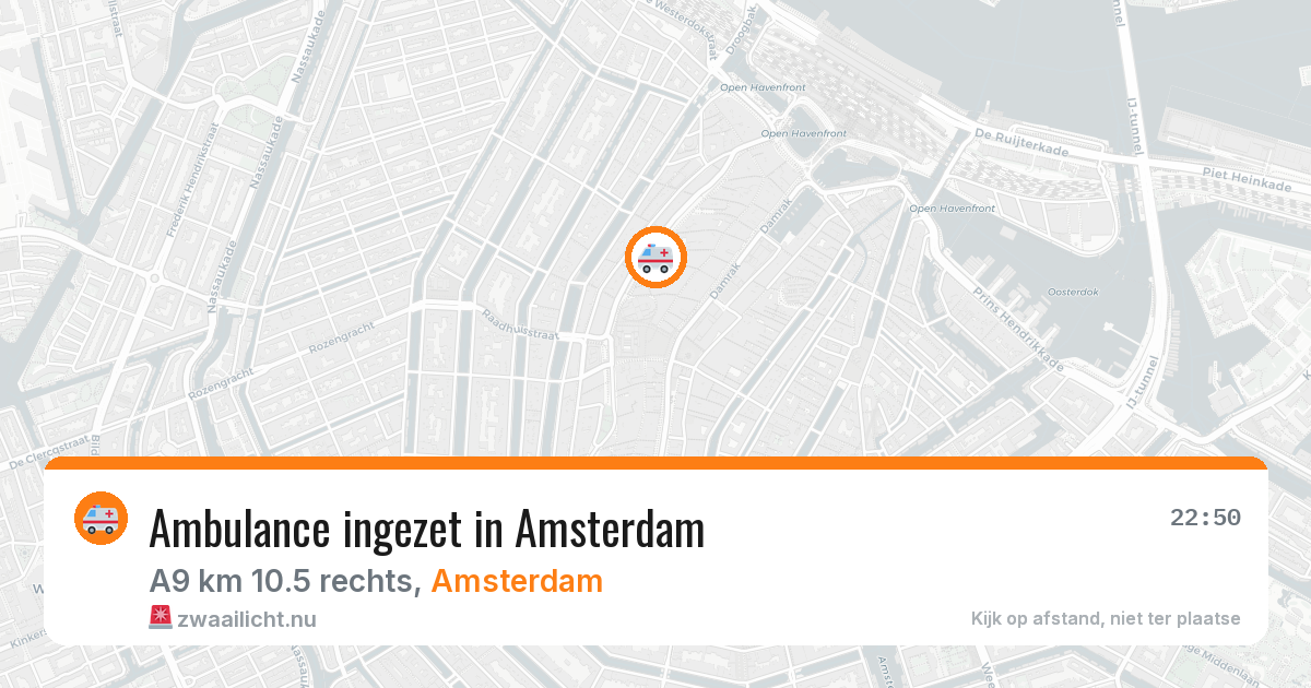 Ambulance ingezet in Amsterdam — 17 jul 2026