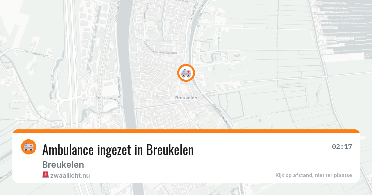 Ambulance ingezet in Breukelen — 17 feb 2026