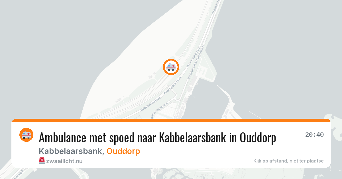Ambulance met spoed naar Kabbelaarsbank in Ouddorp — 10 jul 2026