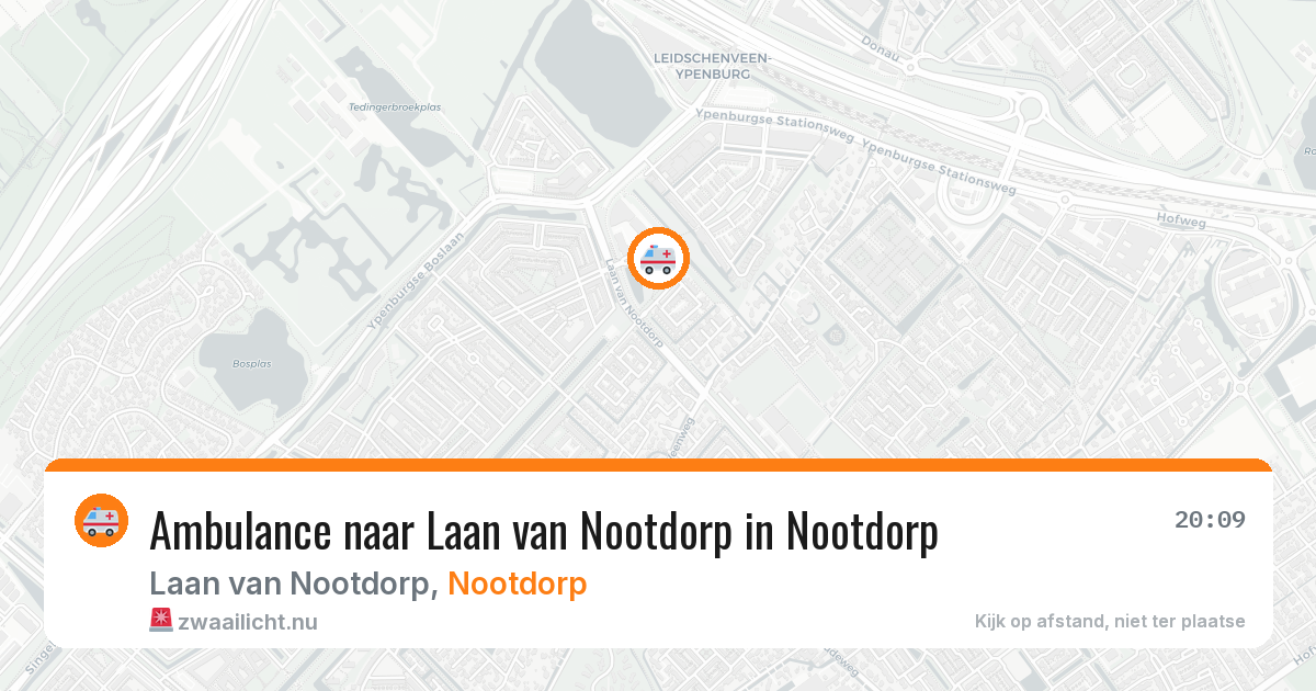 Ambulance naar Laan van Nootdorp in Nootdorp — 11 jul 2026