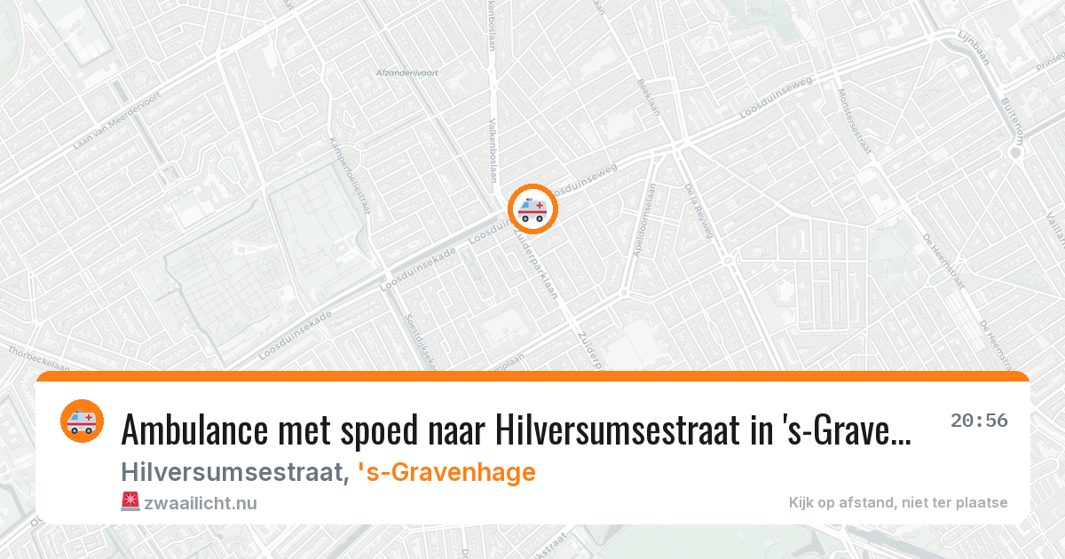 Ambulance met spoed naar Hilversumsestraat in 's-Gravenhage — 3 feb 2026