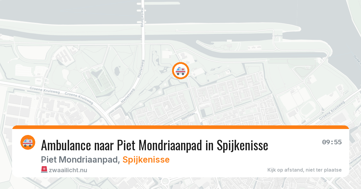 Ambulance naar Piet Mondriaanpad in Spijkenisse — 4 jun 2026