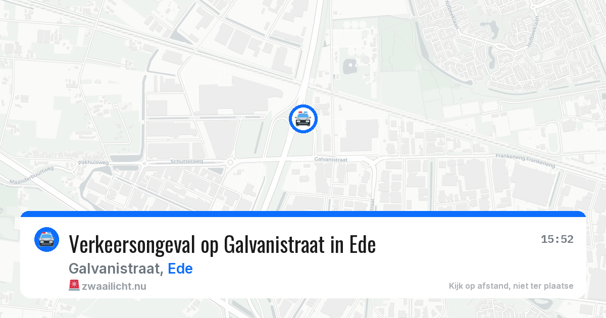 Verkeersongeval op Galvanistraat in Ede — 20 apr 2026