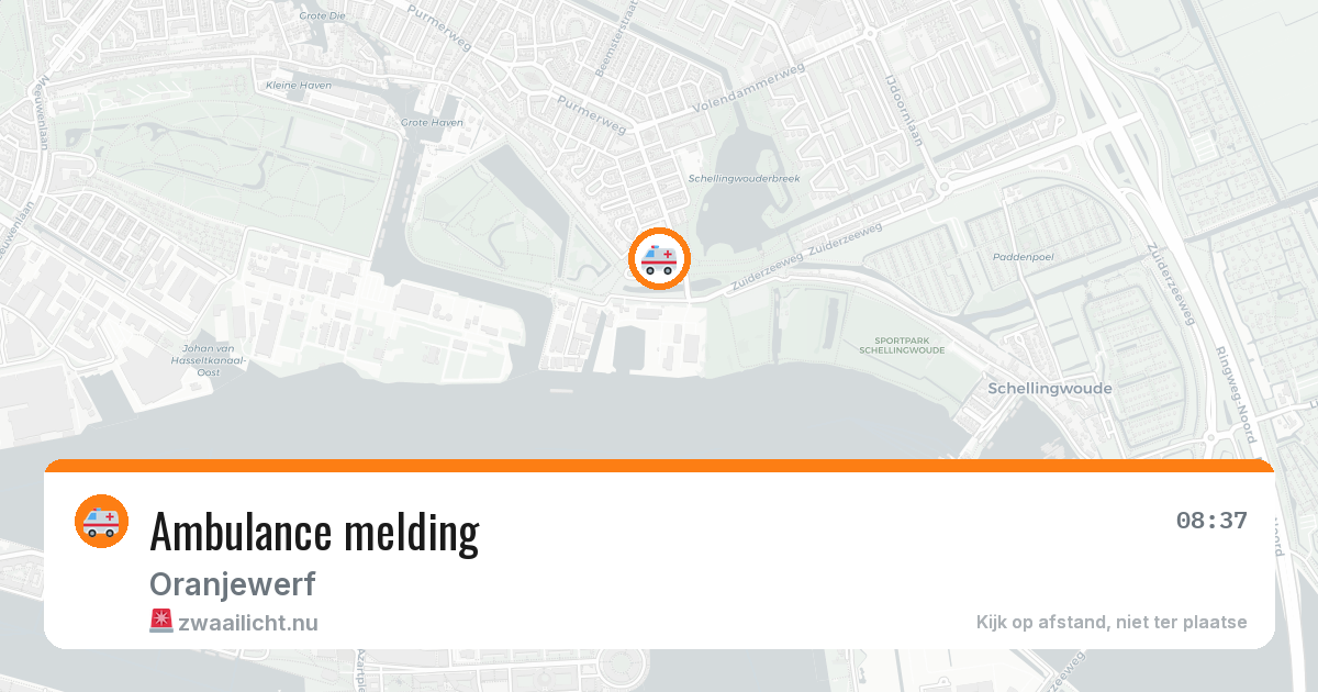 Ambulance melding — 16 jul 2026