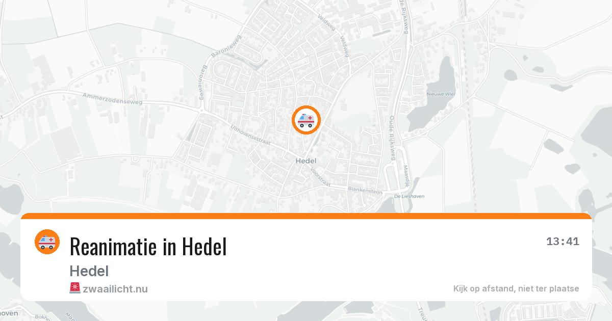 Reanimatie in Hedel — 28 jan 2026