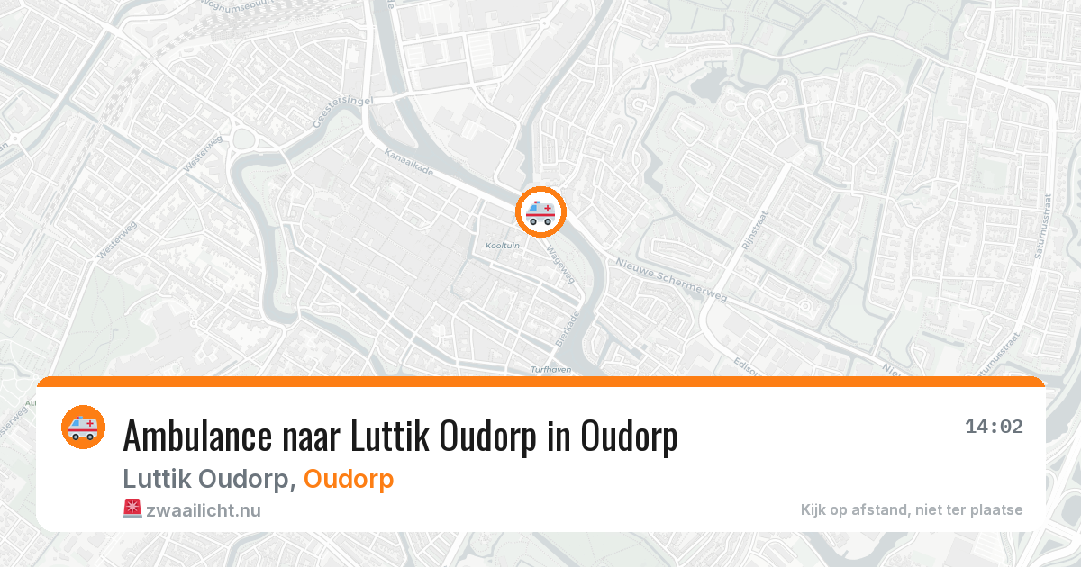 Ambulance naar Luttik Oudorp in Oudorp — 23 jul 2026