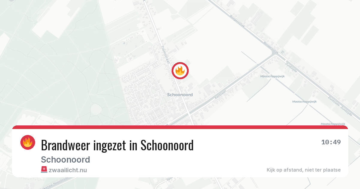 Brandweer ingezet in Schoonoord — 11 apr 2026 | 🚨 Zwaailicht.nu