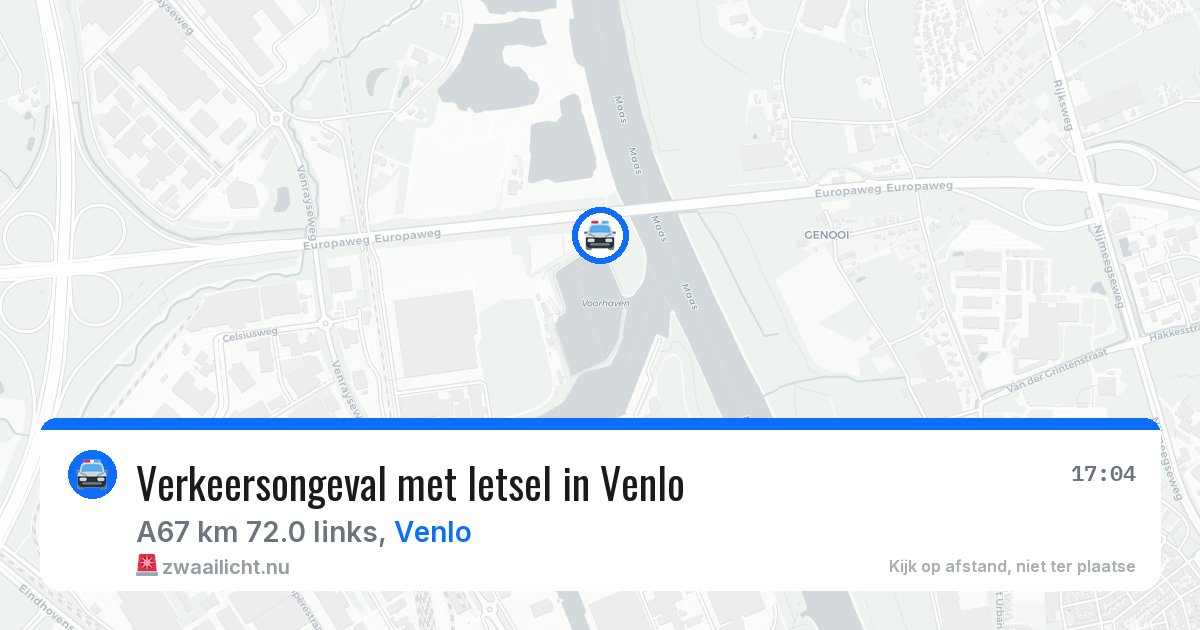 Verkeersongeval met letsel in Venlo — 3 mrt 2026