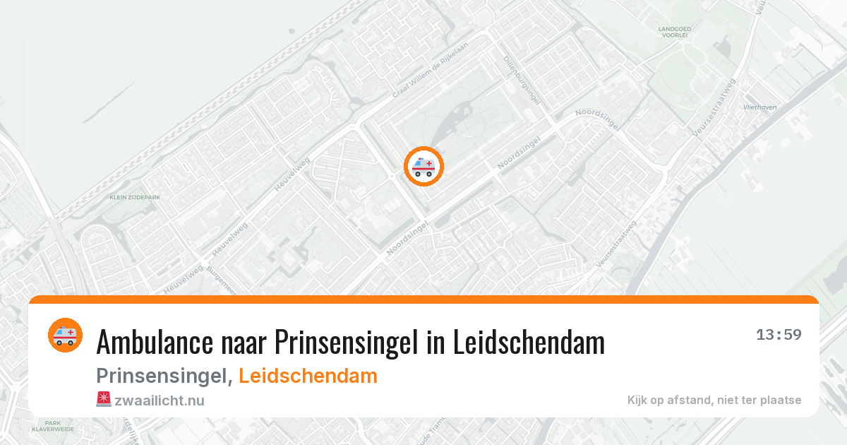 Ambulance naar Prinsensingel in Leidschendam — 12 mrt 2026
