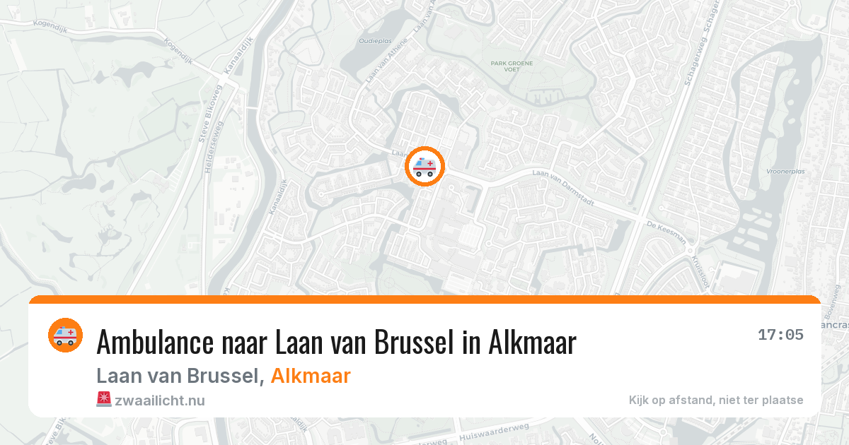 Ambulance naar Laan van Brussel in Alkmaar — 26 jul 2026