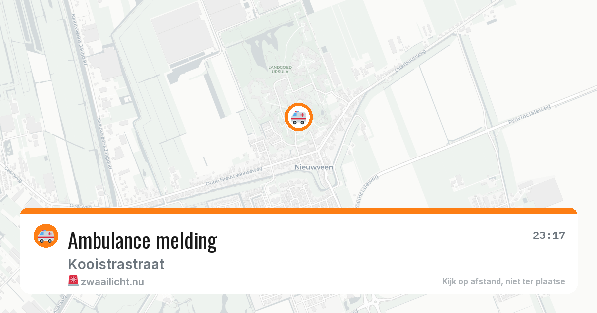 Ambulance melding — 27 jan 2026