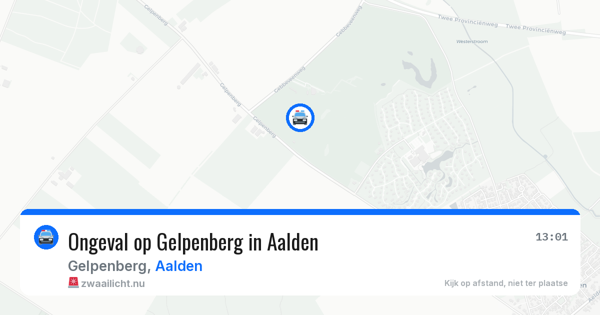 Ongeval op Gelpenberg in Aalden — 26 apr 2026
