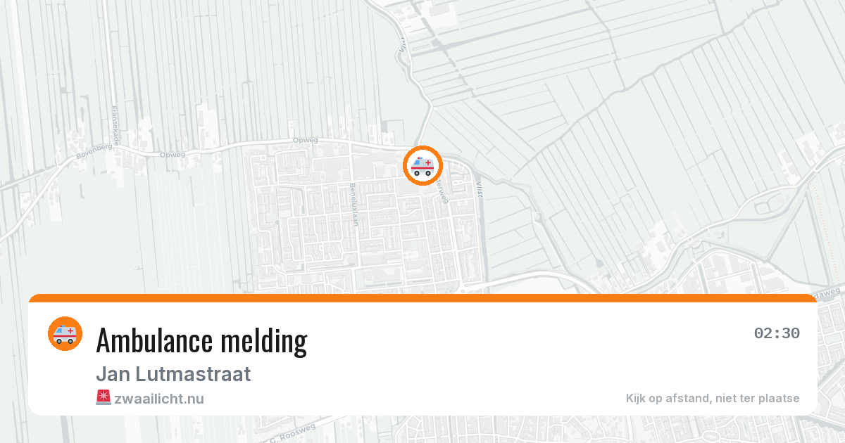 Ambulance melding — 22 jul 2026