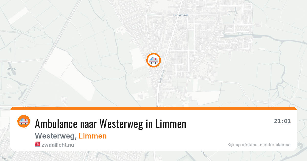 Ambulance naar Westerweg in Limmen — 2 jul 2026