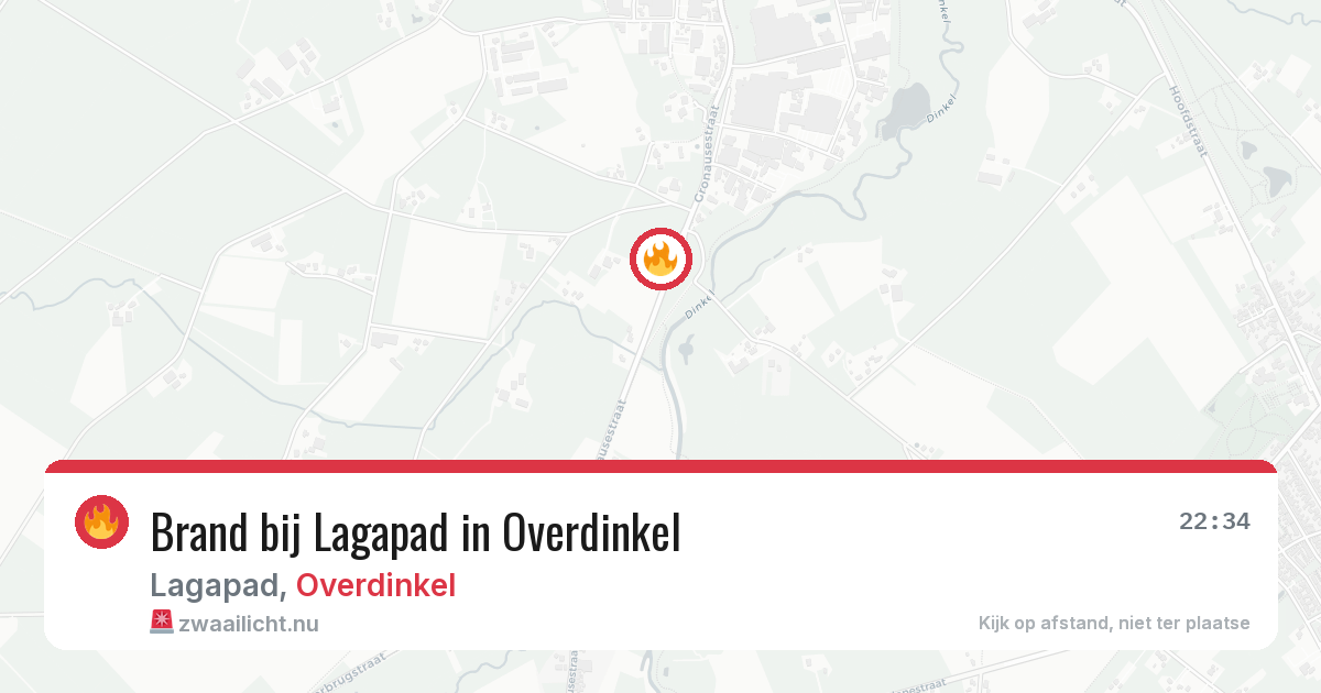 Brand bij Lagapad in Overdinkel — 10 jul 2026