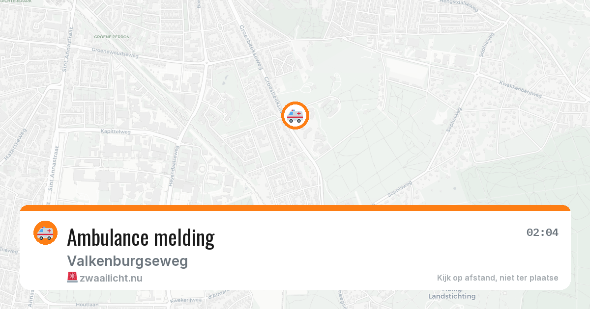 Ambulance melding — 10 feb 2026
