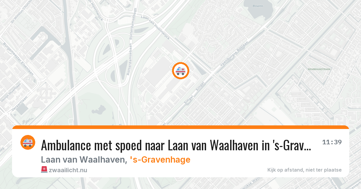 Ambulance met spoed naar Laan van Waalhaven in 's-Gravenhage — 4 feb 2026