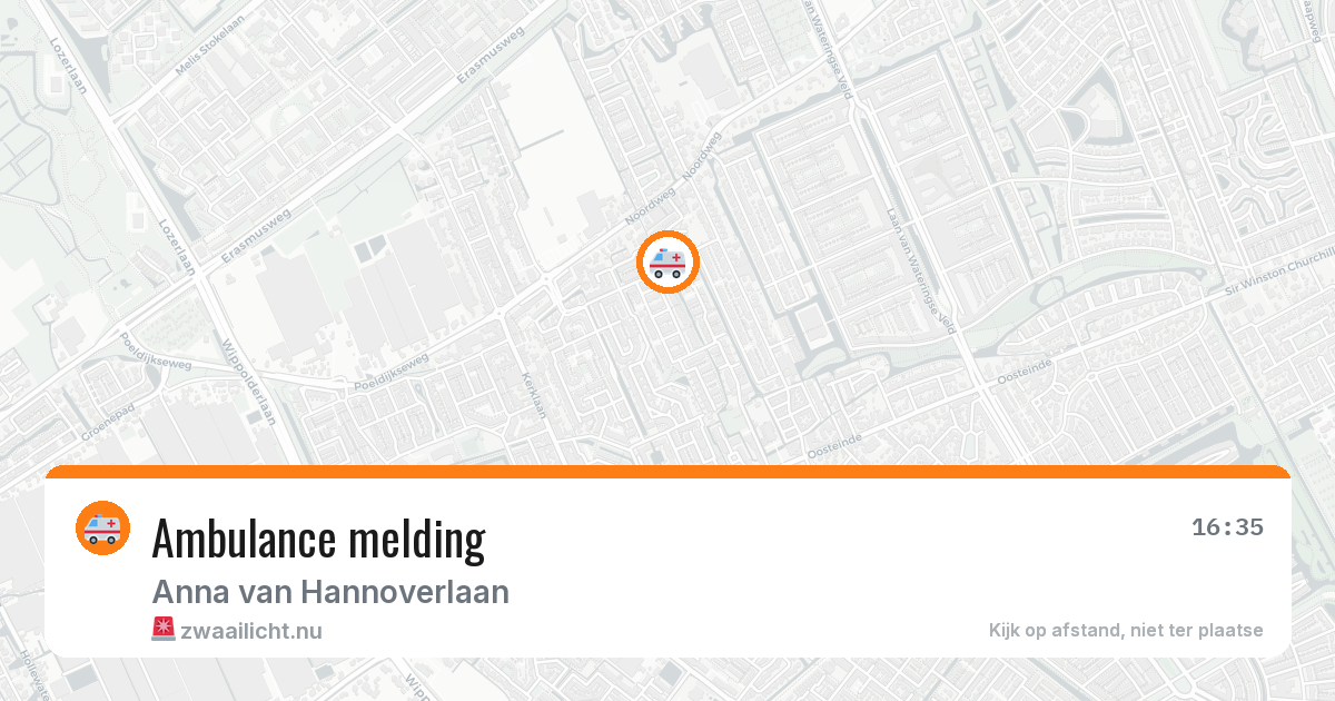 Ambulance melding — 11 mei 2026