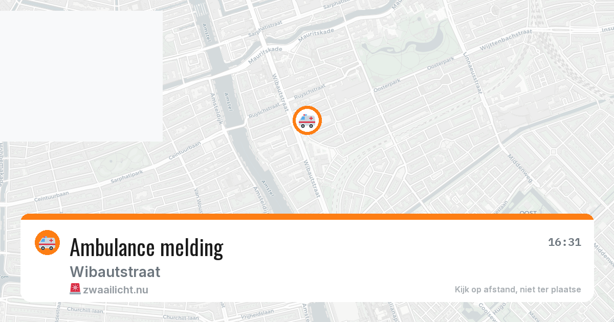 Ambulance melding — 10 jul 2026