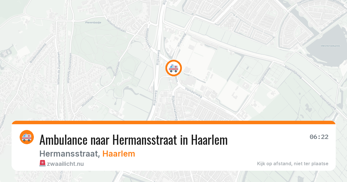 Ambulance naar Hermansstraat in Haarlem — 31 mei 2026