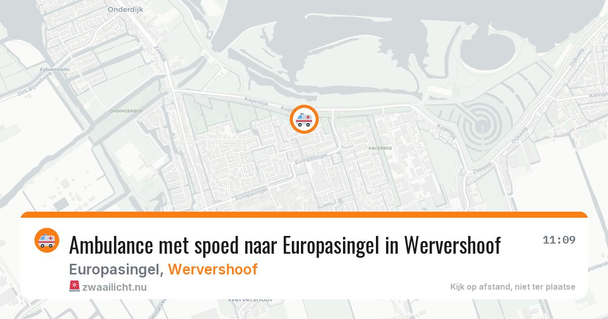 Ambulance met spoed naar Europasingel in Wervershoof — 31 mrt 2026