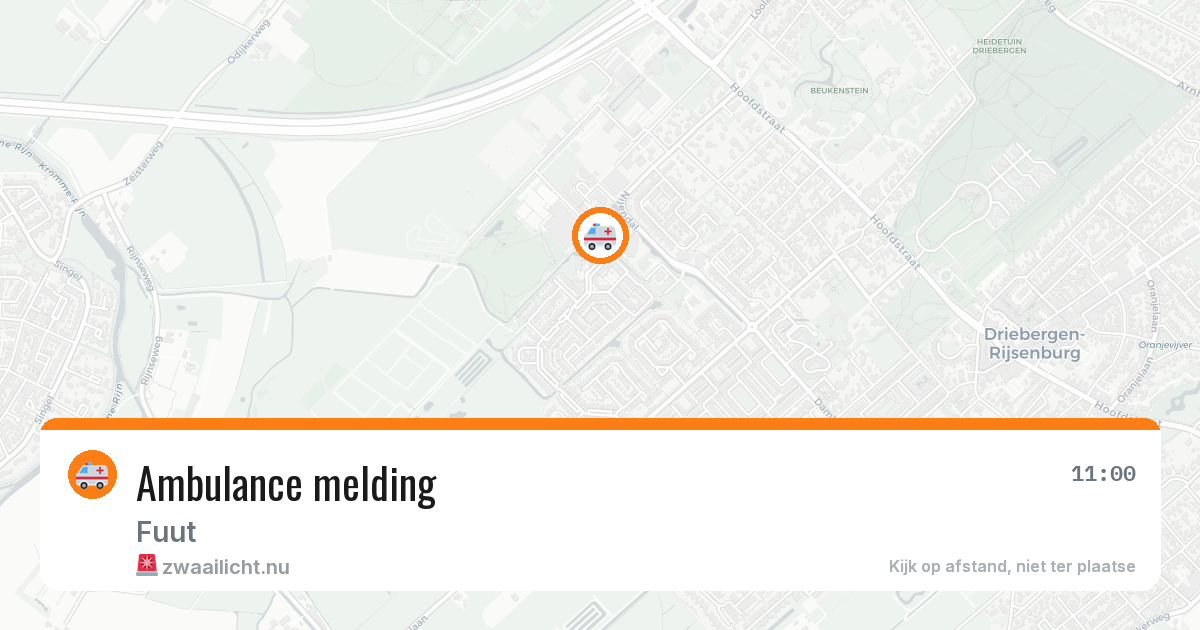 Ambulance melding — 10 feb 2026