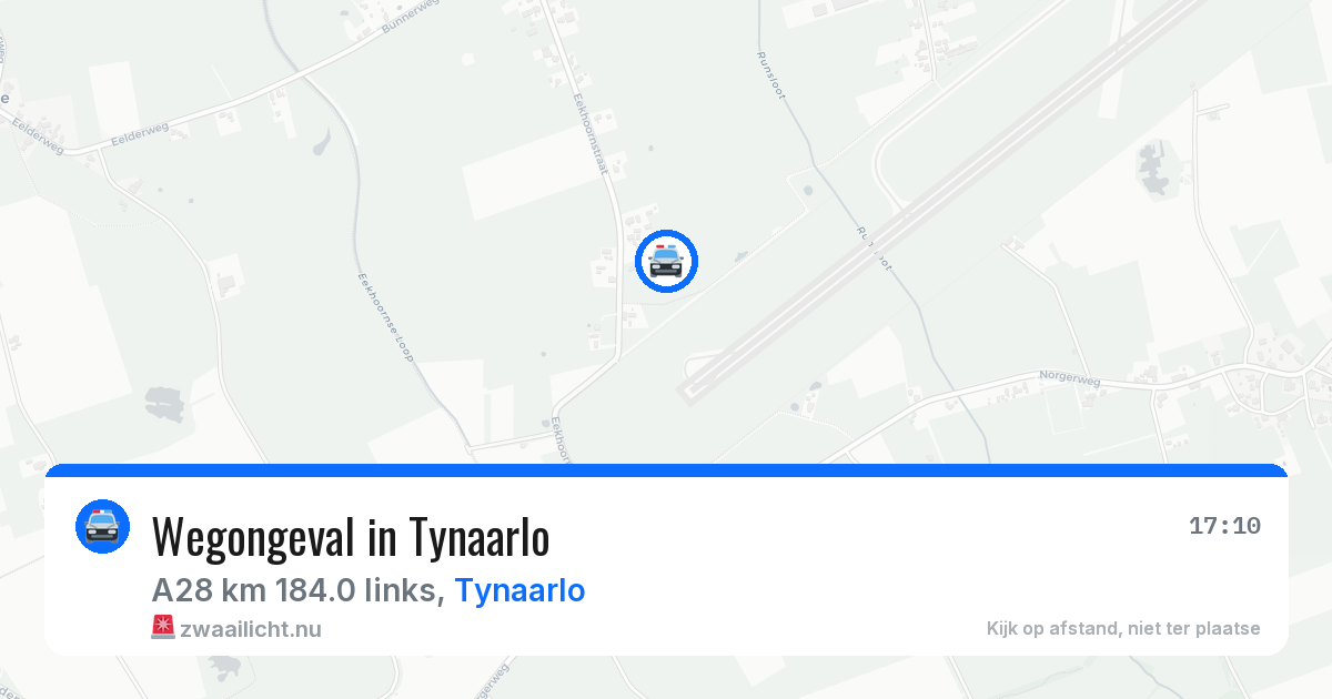 Wegongeval in Tynaarlo — 3 apr 2026