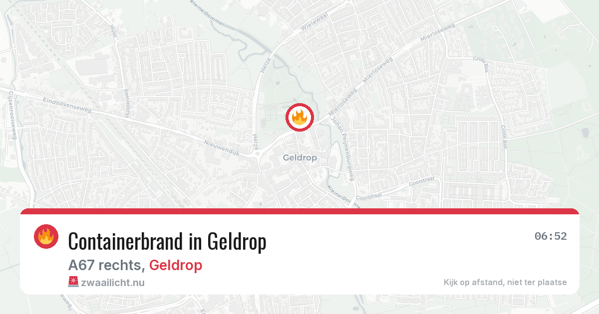 Containerbrand in Geldrop — 8 apr 2026