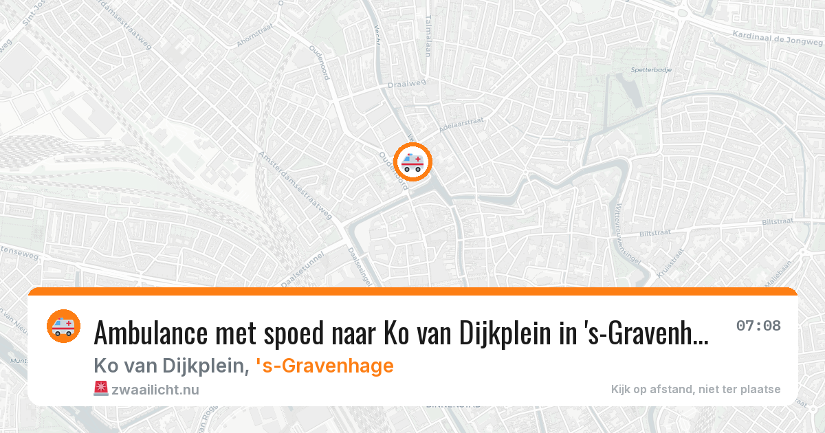 Ambulance met spoed naar Ko van Dijkplein in 's-Gravenhage — 22 jan 2026