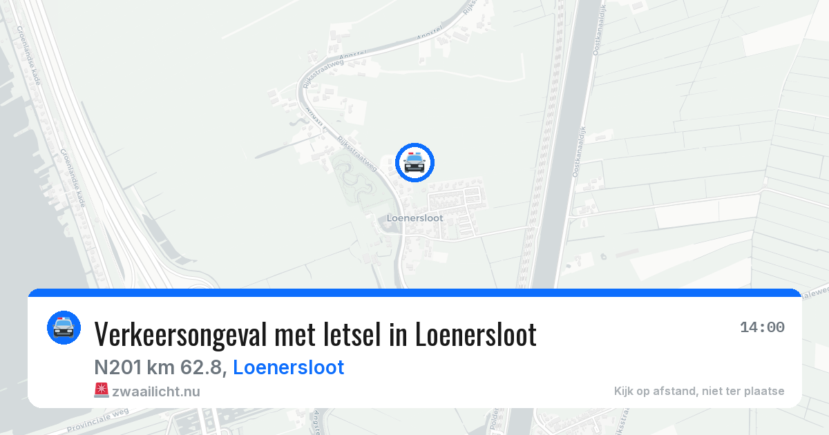 Verkeersongeval met letsel in Loenersloot — 3 mei 2026