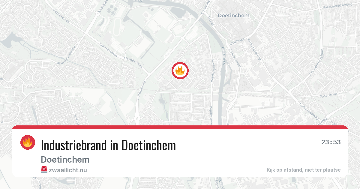 Industriebrand in Doetinchem — 3 jun 2026