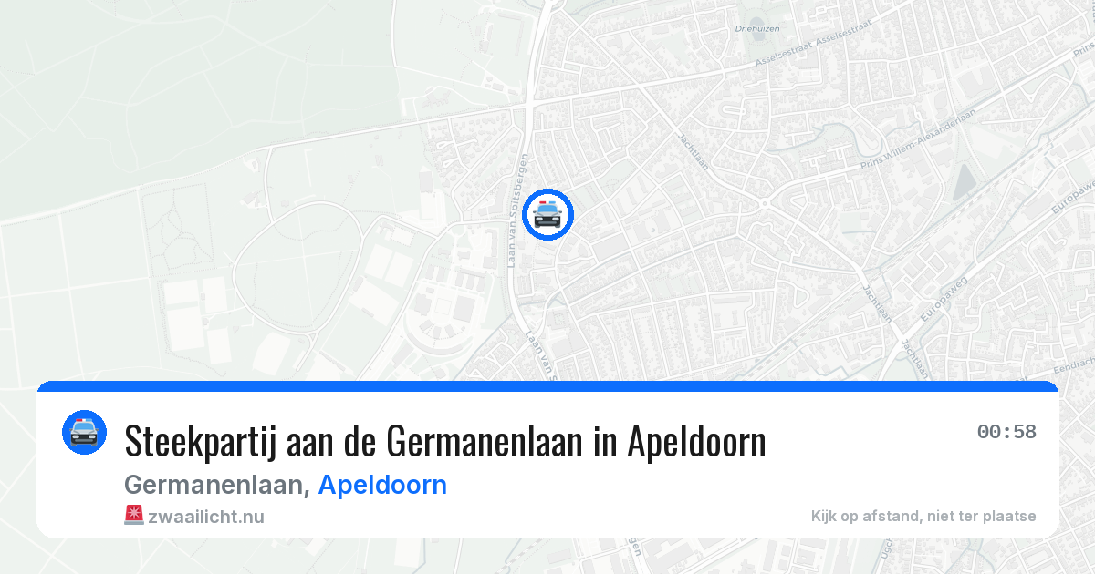 Steekpartij aan de Germanenlaan in Apeldoorn — 18 jul 2026