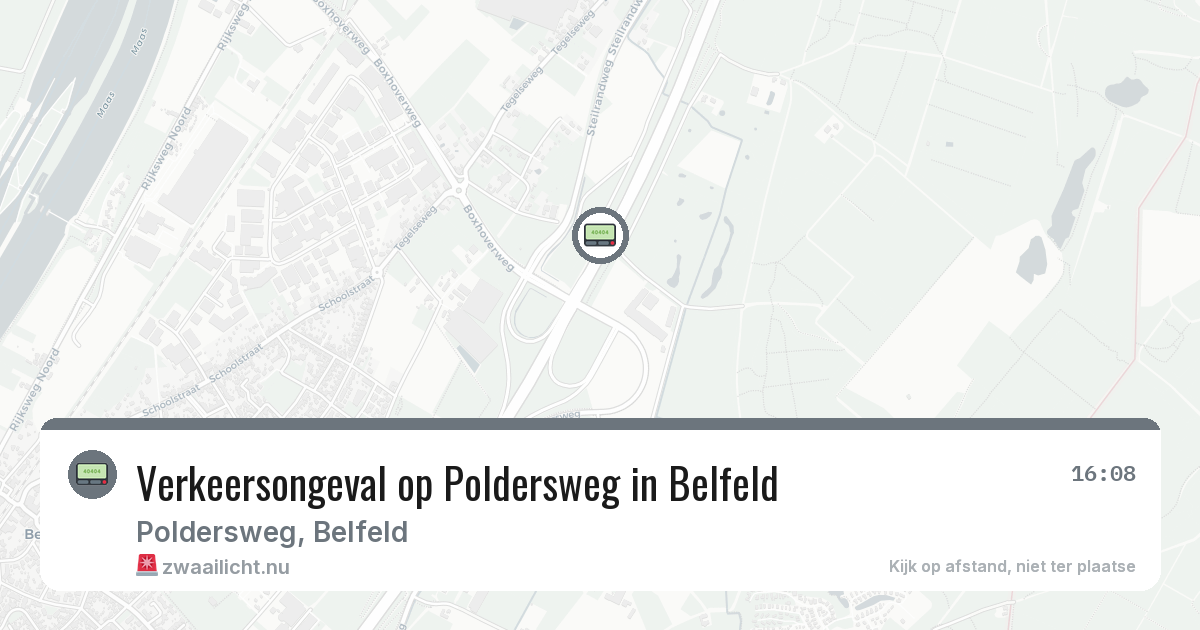 Verkeersongeval op Poldersweg in Belfeld — 2 mei 2026