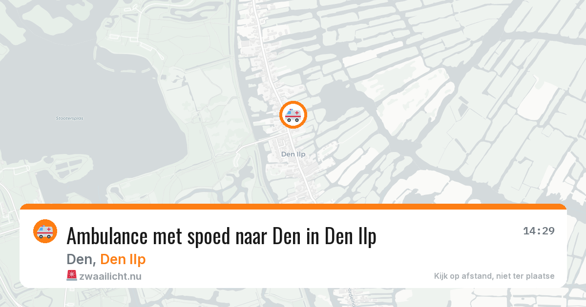 Ambulance met spoed naar Den in Den Ilp — 20 feb 2026
