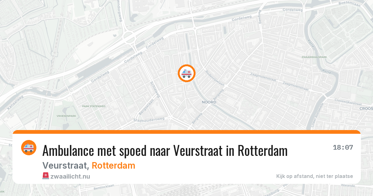 Ambulance met spoed naar Veurstraat in Rotterdam — 27 mei 2026