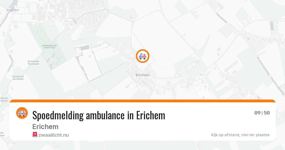 Spoedmelding ambulance in Erichem — 18 jan 2026