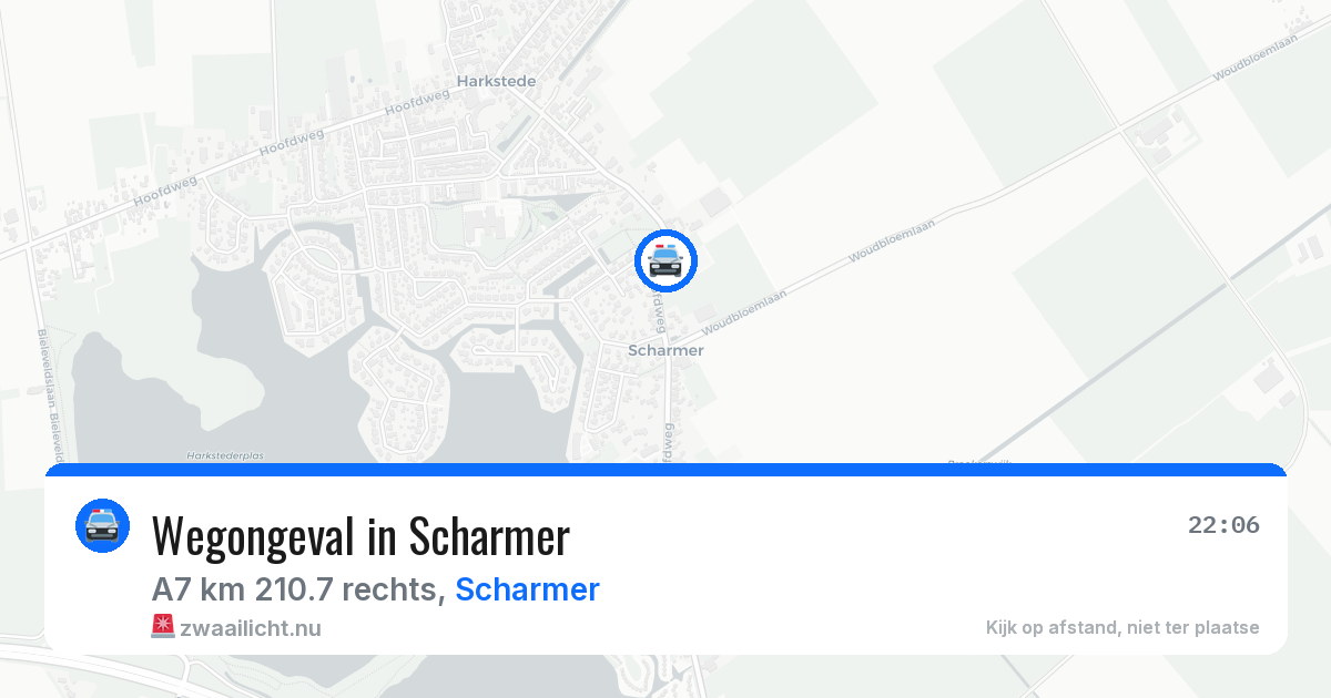 Wegongeval in Scharmer — 4 jul 2026