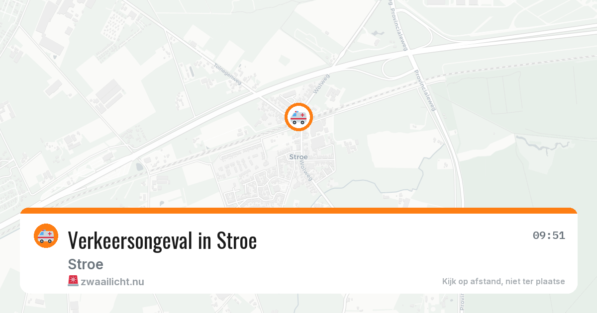 Verkeersongeval in Stroe — 16 apr 2026