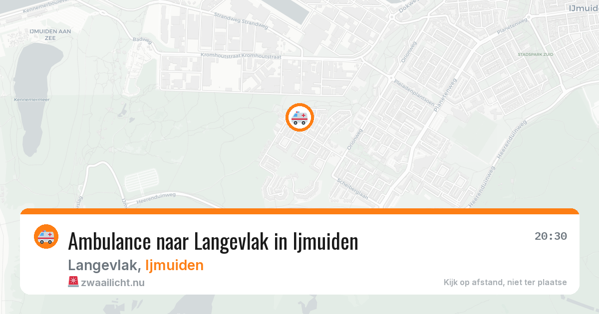 Ambulance naar Langevlak in Ijmuiden — 4 apr 2026