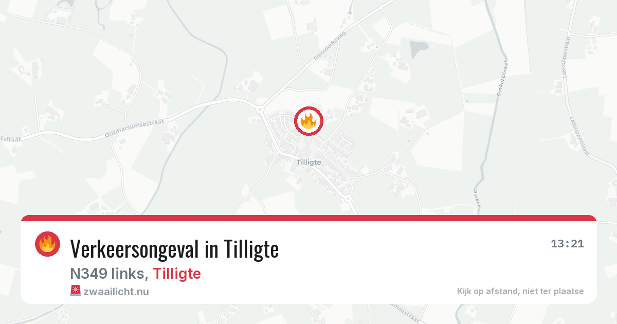 Verkeersongeval in Tilligte — 24 feb 2026
