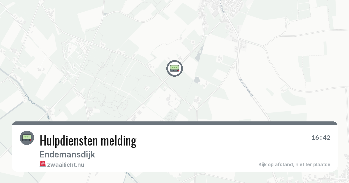 Hulpdiensten melding — 3 apr 2026