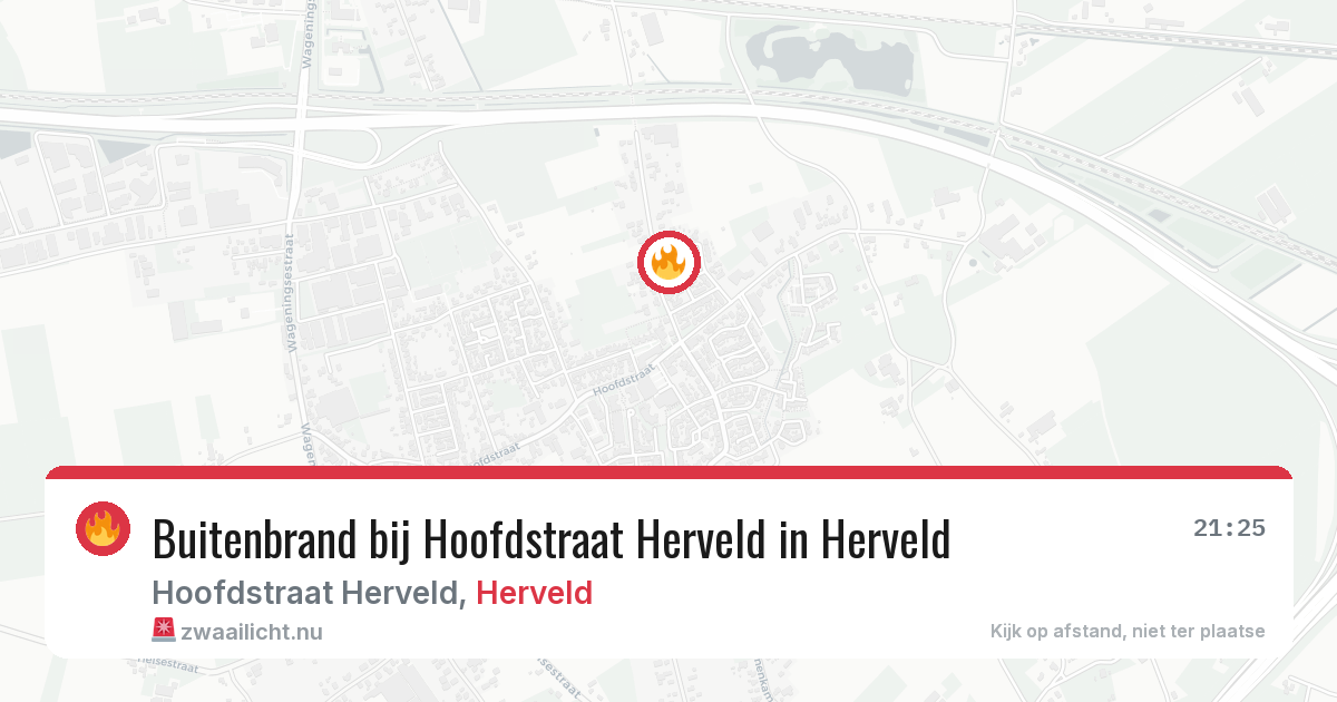 Buitenbrand bij Hoofdstraat Herveld in Herveld — 2 apr 2026