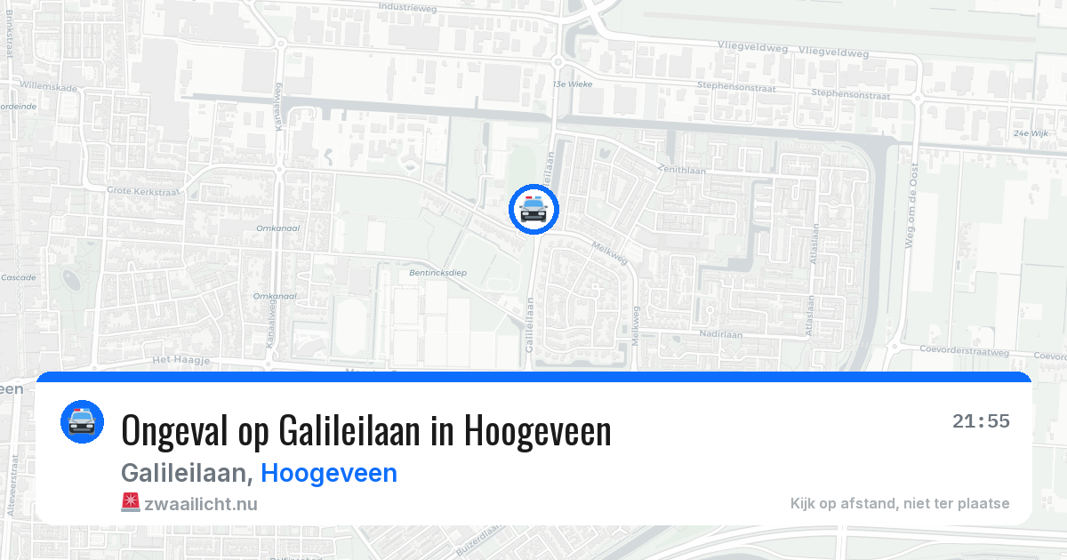 Ongeval op Galileilaan in Hoogeveen — 31 mrt 2026
