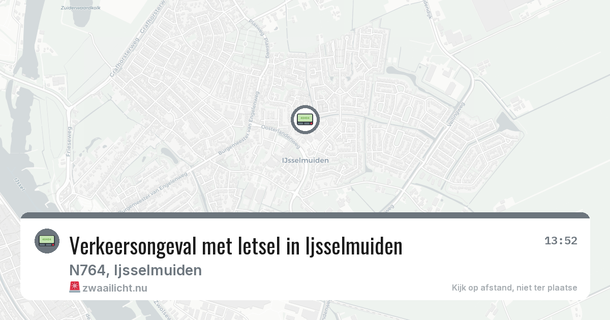 Verkeersongeval met letsel in Ijsselmuiden — 1 jul 2026