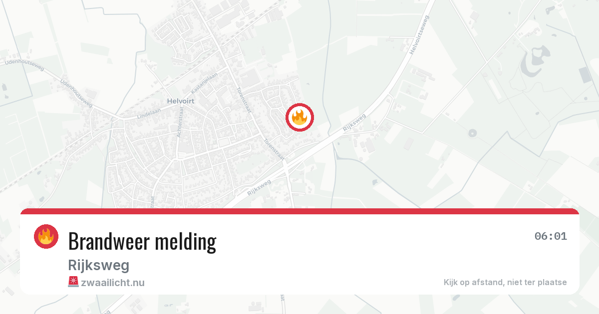 Brandweer melding — 5 jun 2026