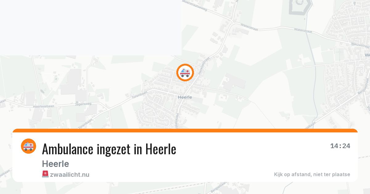 Ambulance ingezet in Heerle — 15 mei 2026