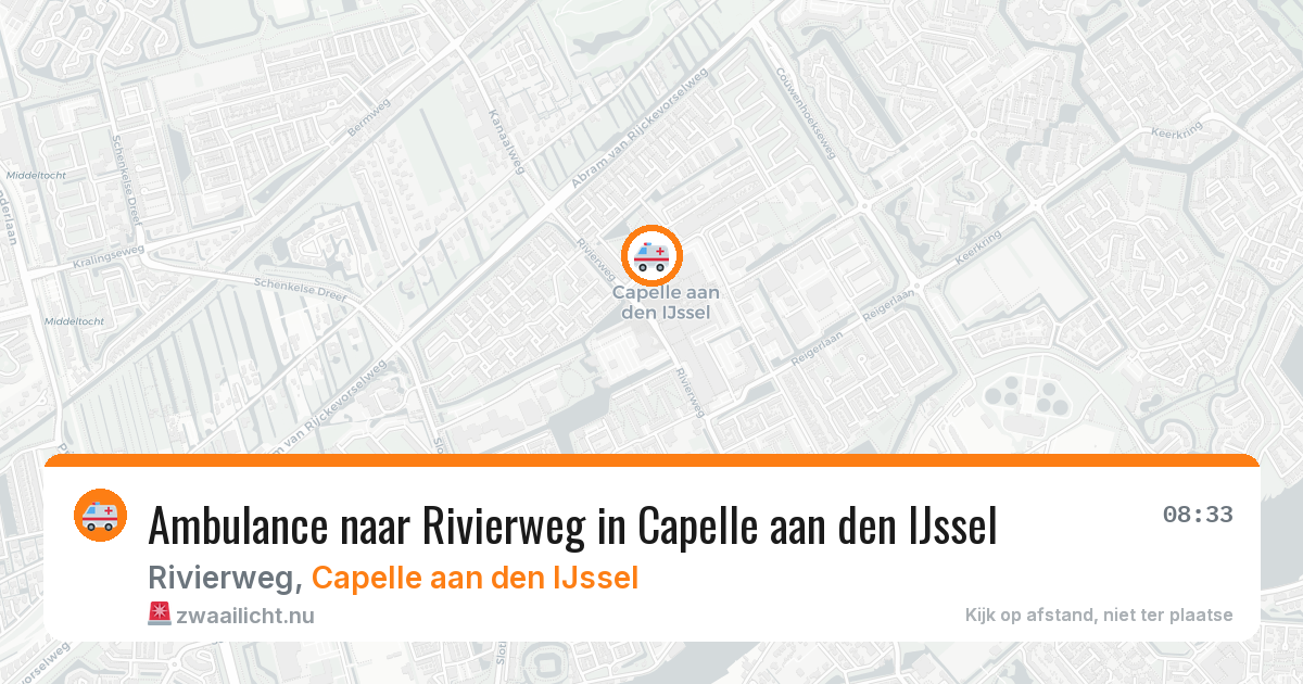 Ambulance naar Rivierweg in Capelle aan den IJssel — 1 jun 2026