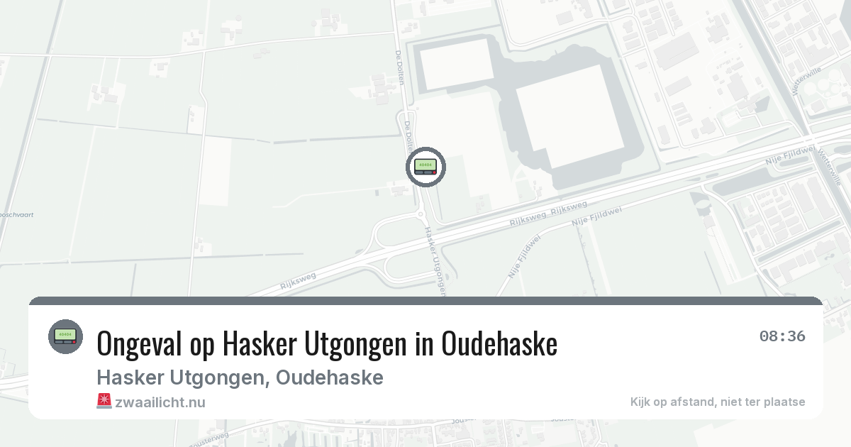 Ongeval op Hasker Utgongen in Oudehaske — 27 feb 2026