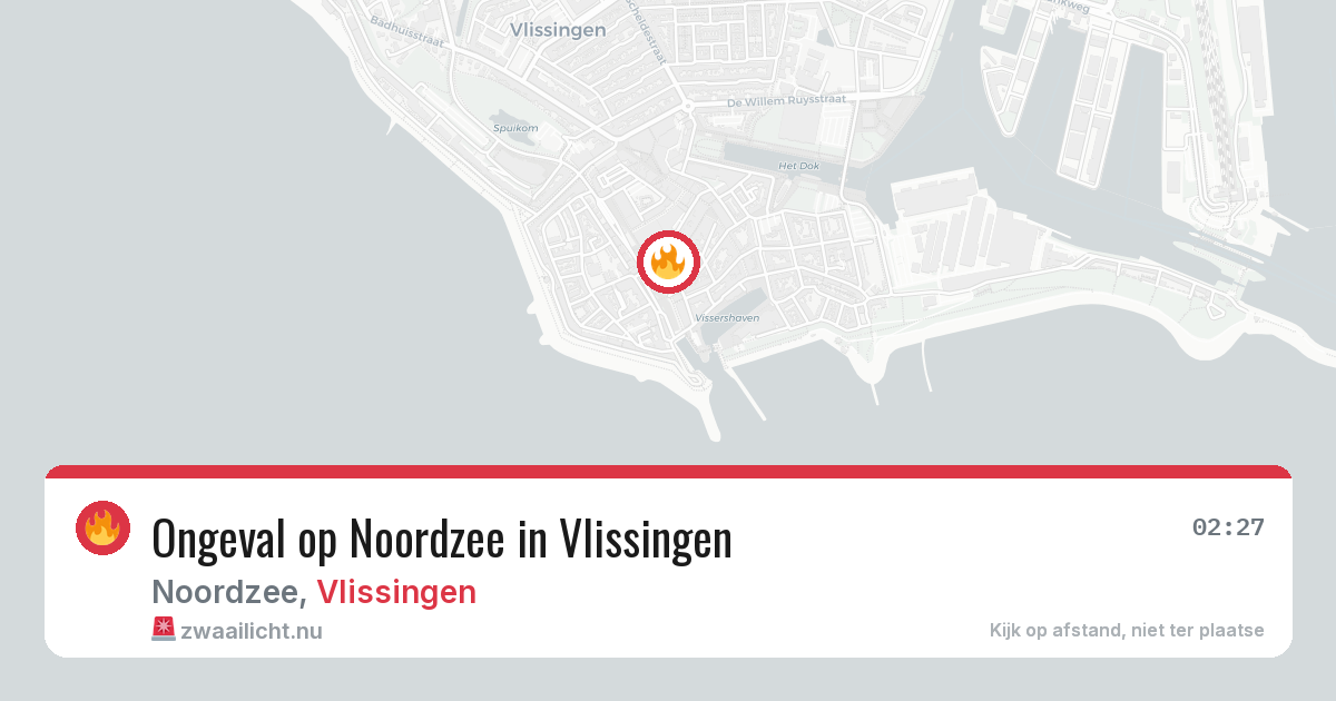 Ongeval op Noordzee in Vlissingen — 4 jun 2026