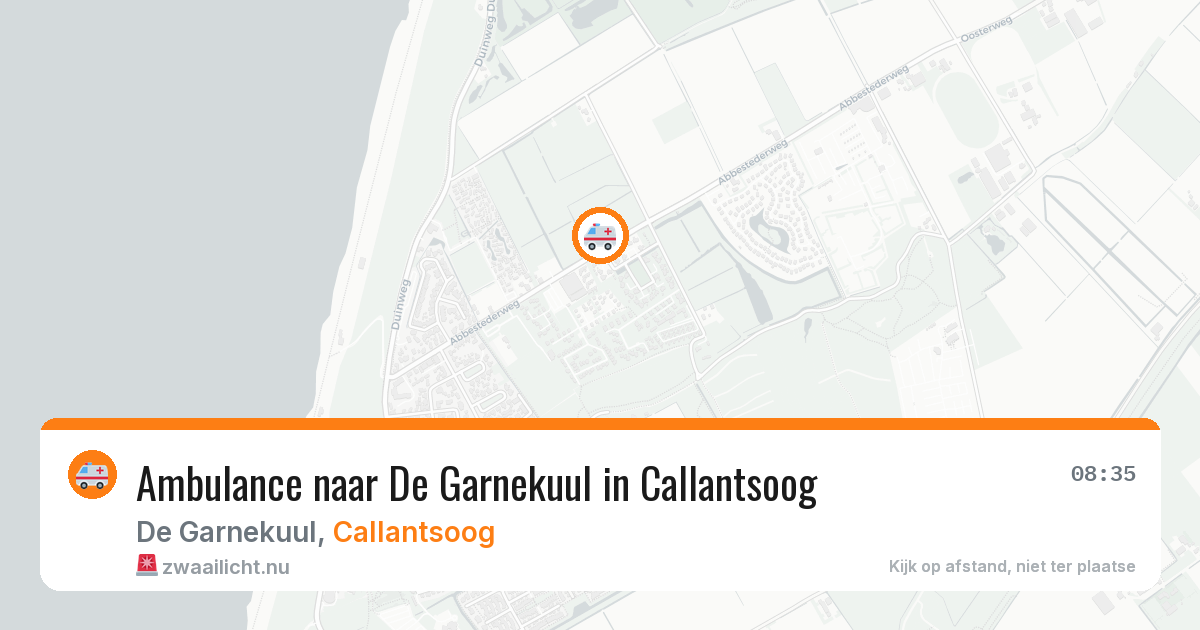 Ambulance naar De Garnekuul in Callantsoog — 17 jul 2026